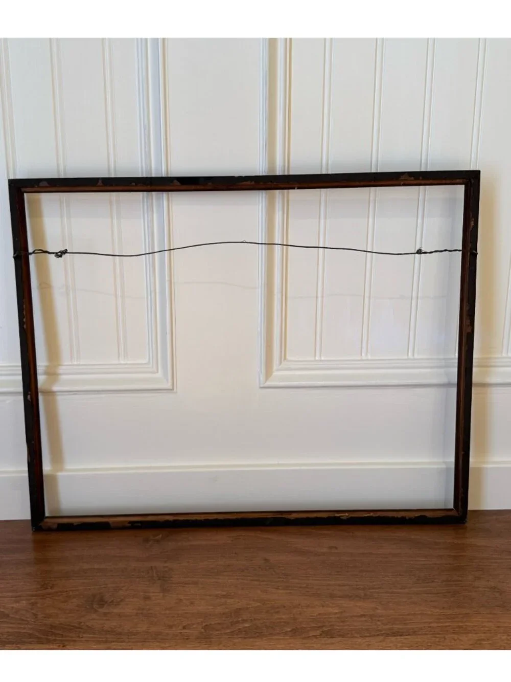 Vintage Dark Wood Picture Frame